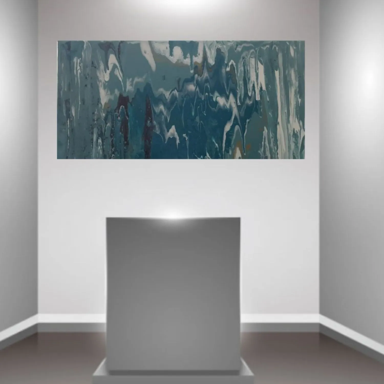 Mystic Caves hanging in a furnished room