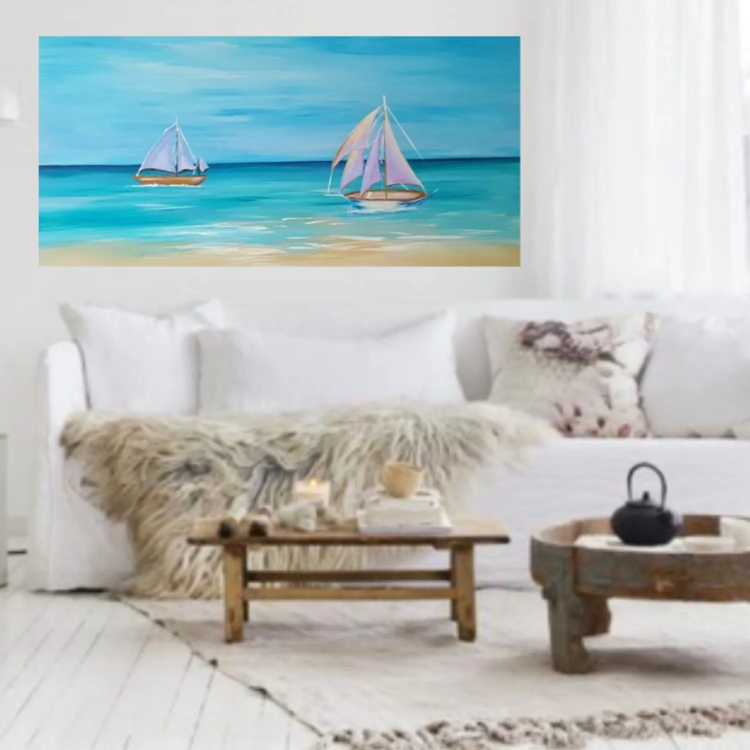 Island of Dreams hanging in a furnished room