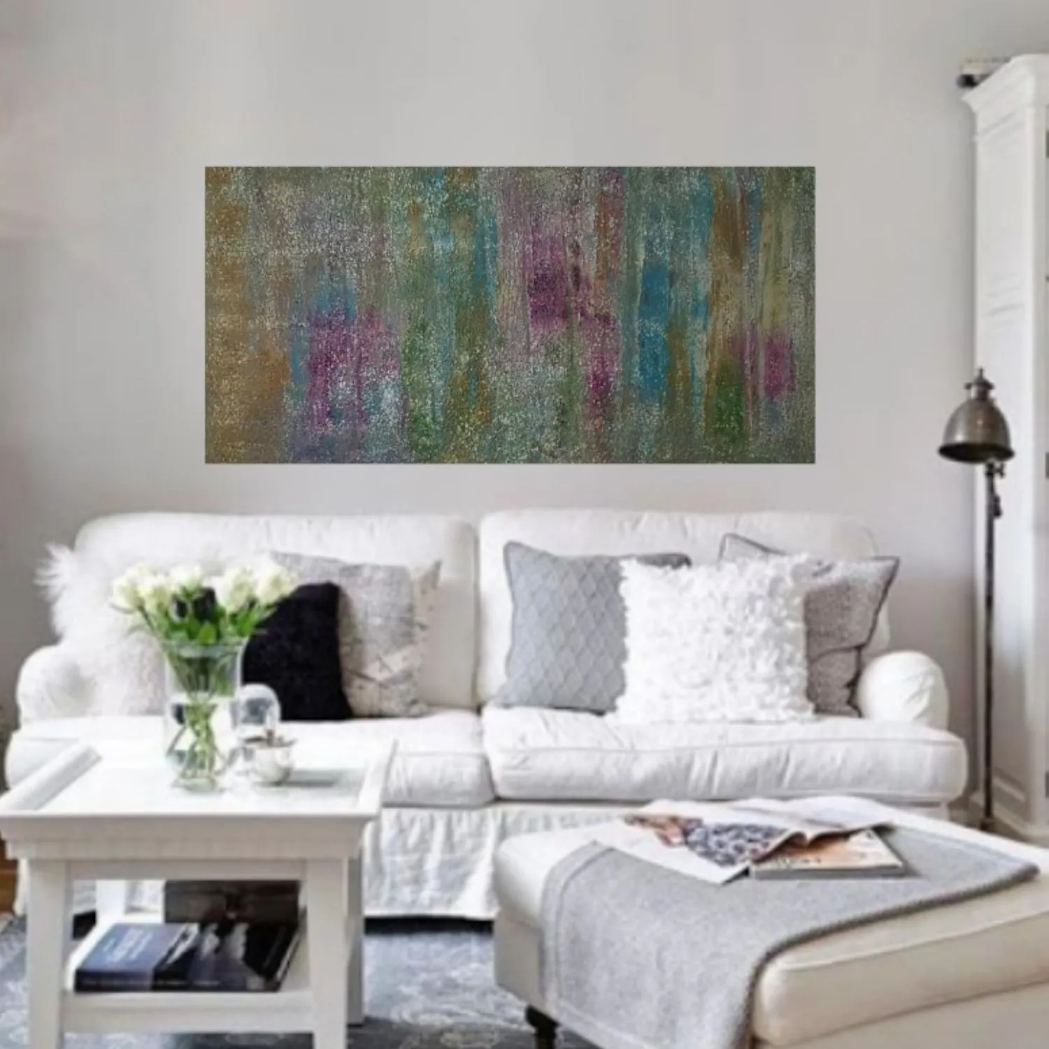 Faded Memories Dreams hanging in a furnished room