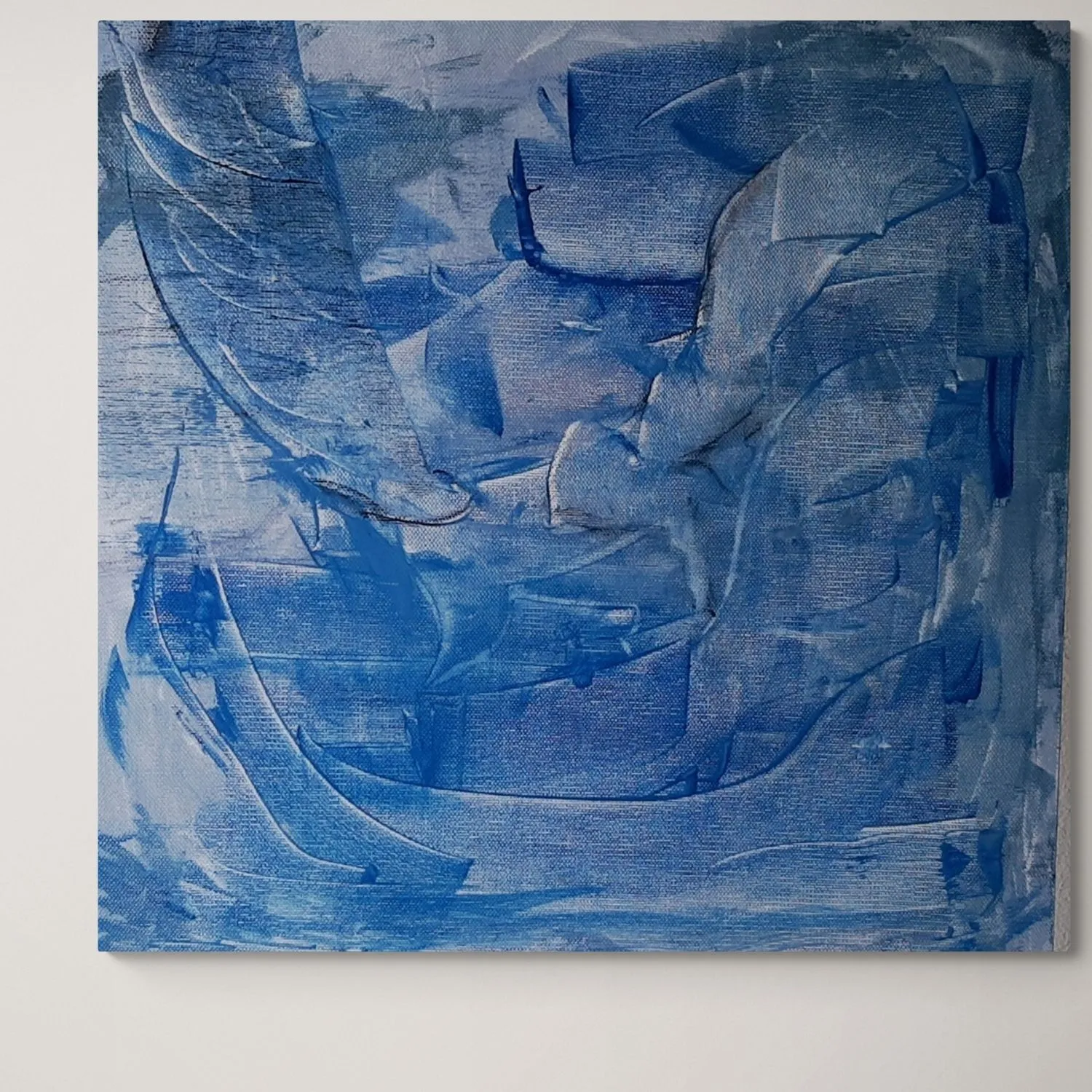 Storm on the Mountains hanging in a furnished room
