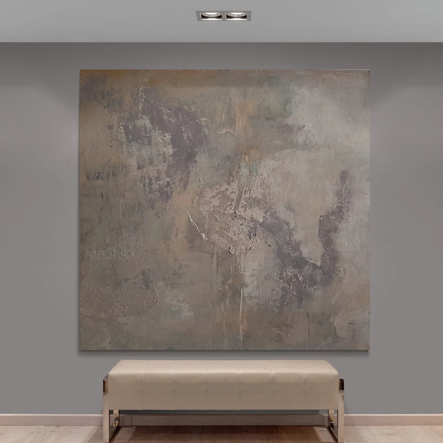 Elegant World hanging in a furnished room