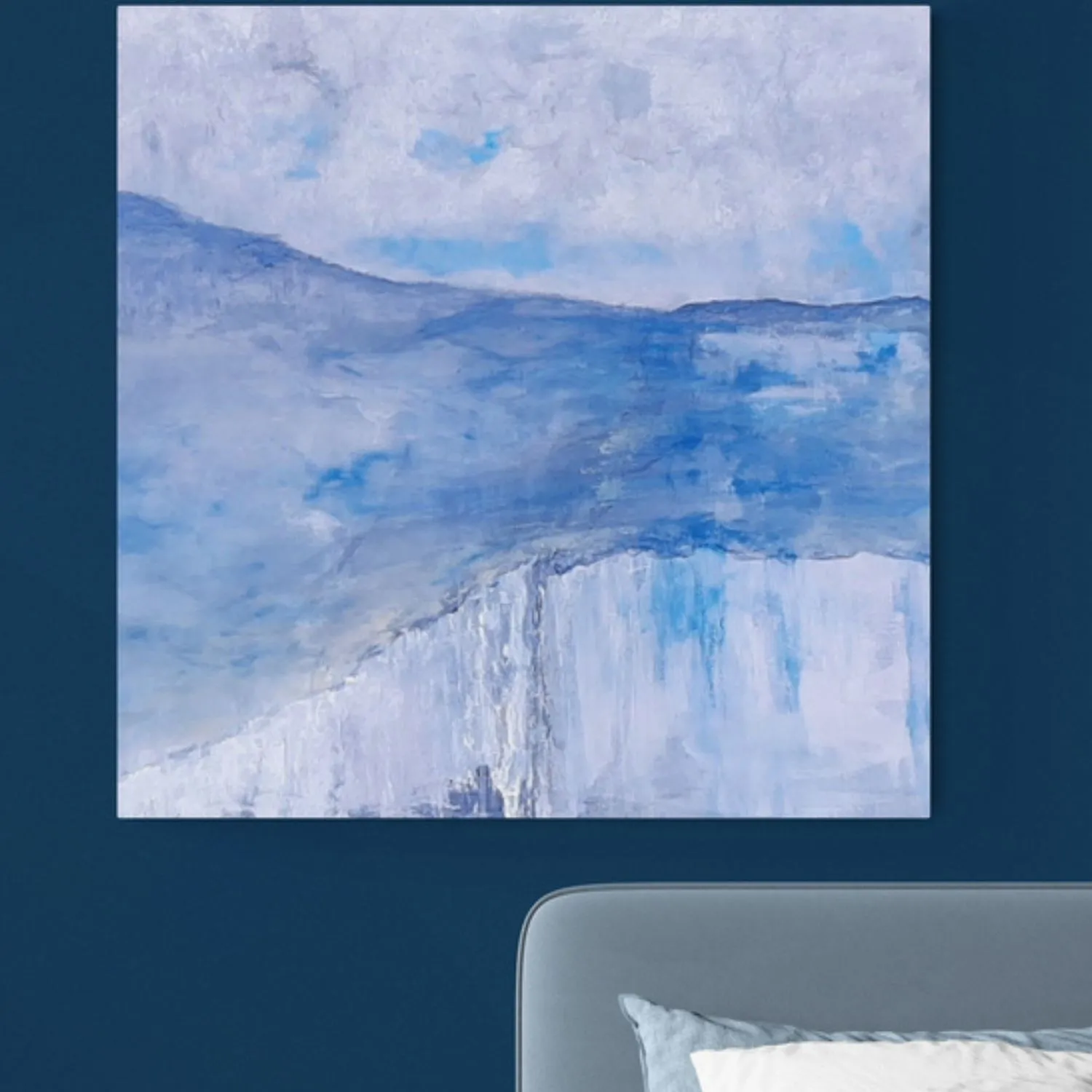 Arctic Ice hanging in a furnished room